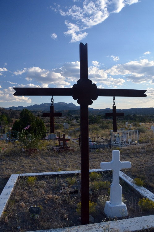 cross in cemetery